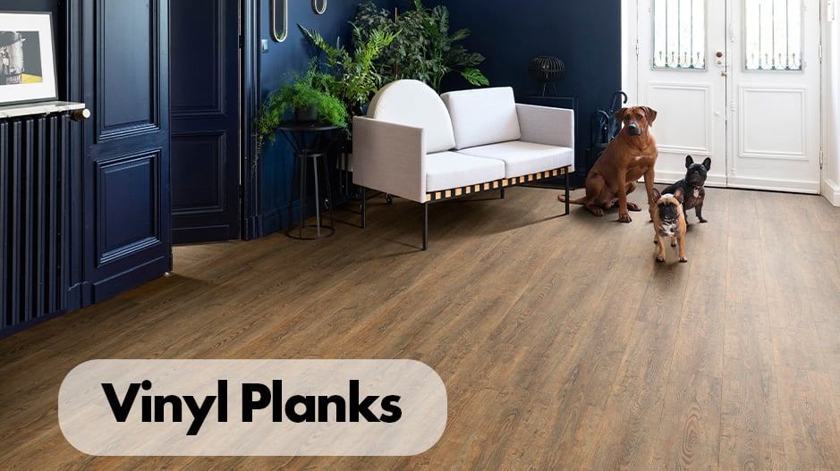 vinyl plank and sheet installation at springfield floorworld