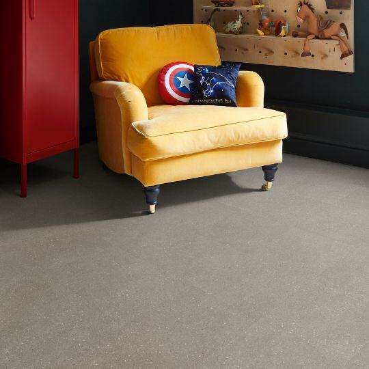 Stone Vinyl Floor with Couch Polyflor Camaro