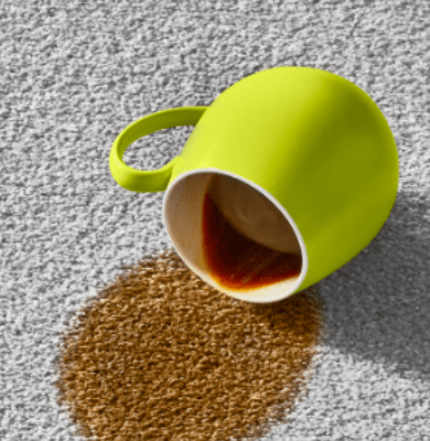 Coffee Spill on Carpet